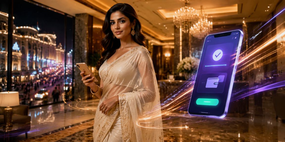 Gaming device showing neon lights in Delhi Connaught Place